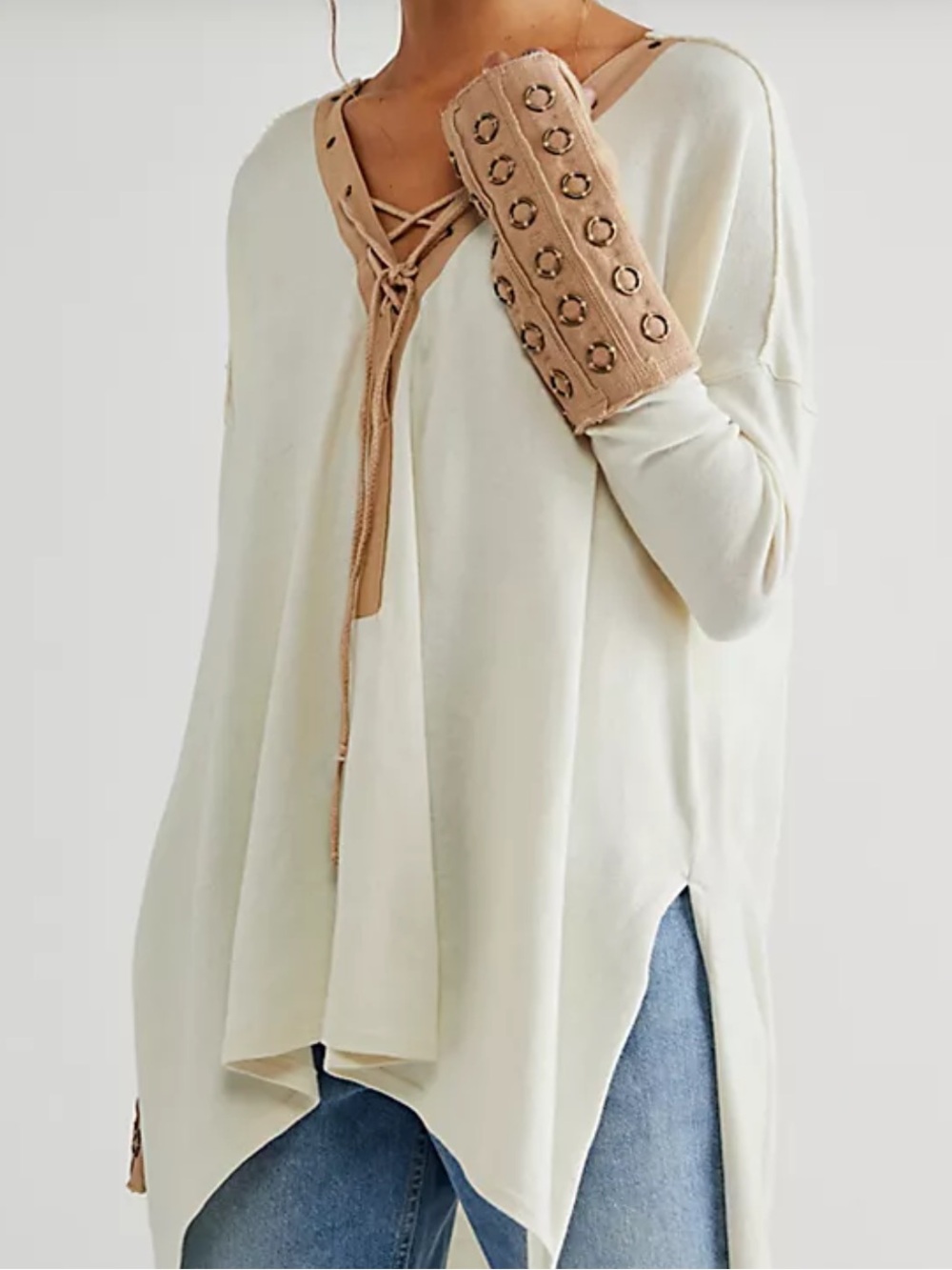 Free People Along For The Ride Oversized Top